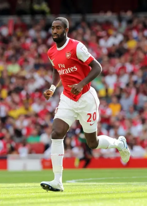 Framed Print : Johan Djourou (Arsenal). Arsenal 1: 1 AC Milan. Emirates Cup Pre Season