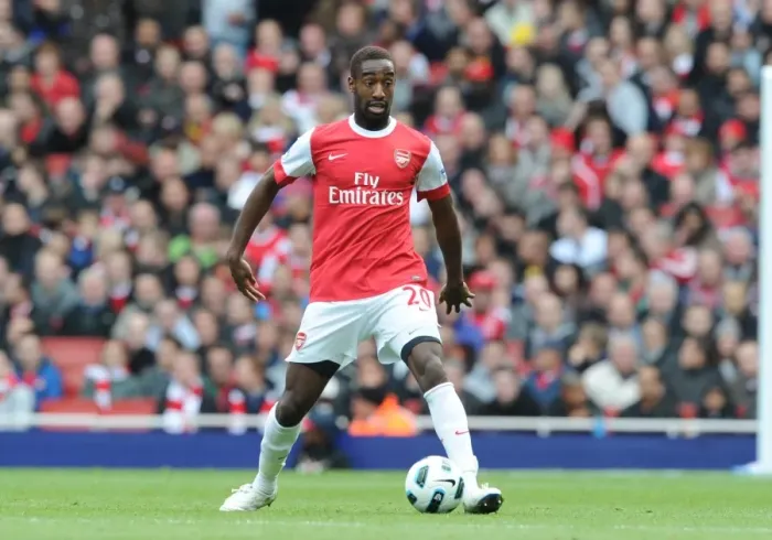Framed Print : Johan Djourou (Arsenal). Arsenal 2: 1 Birmingham City, Barclays Premier League Framed Print : Johan Djourou (Arsenal). Arsenal 2: 1 Birmingham City, Barclays Premier League
