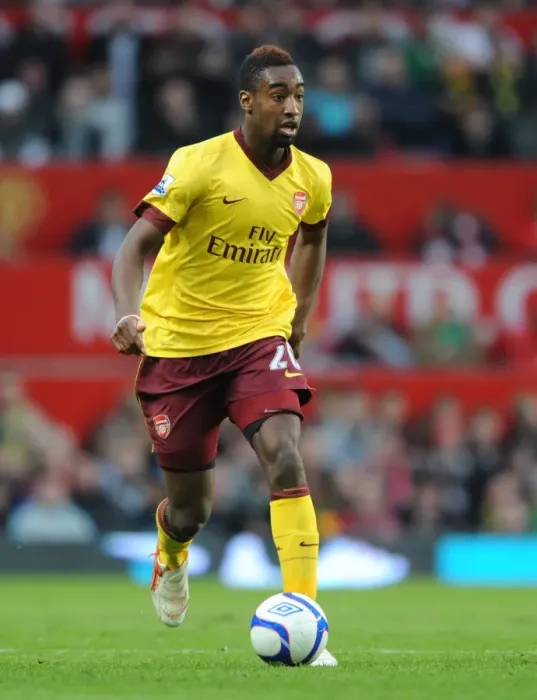 Framed Print : Johan Djourou (Arsenal). Manchester United 2: 0 Arsenal, FA Cup Sixth Round Framed Print : Johan Djourou (Arsenal). Manchester United 2: 0 Arsenal, FA Cup Sixth Round