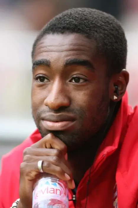 Framed Print : Johan Djourou: Defending for Arsenal Against Ajax in the Amsterdam Tournament, 2008 Framed Print : Johan Djourou: Defending for Arsenal Against Ajax in the Amsterdam Tournament, 2008