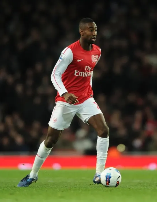 Framed Print : Johan Djourou Focuses in Arsenal's Battle Against Wigan Athletic (April 2012) Framed Print : Johan Djourou Focuses in Arsenal's Battle Against Wigan Athletic (April 2012)