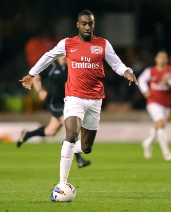 Framed Print : Johan Djourou Focuses in Wolverhampton Wanderers vs Arsenal Premier League Clash (2011-12) Framed Print : Johan Djourou Focuses in Wolverhampton Wanderers vs Arsenal Premier League Clash (2011-12)