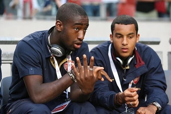 Johan Djourou and Theo Walcott (Arsenal)