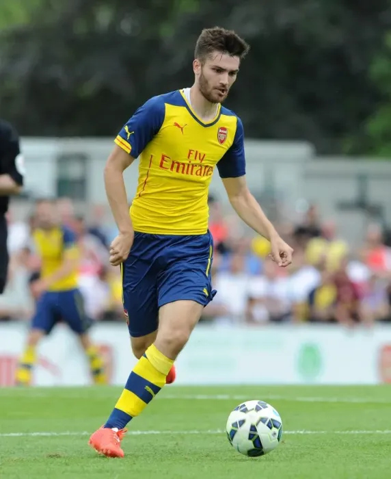 Framed Print : Jon Toral in Action: Arsenal's Pre-Season Clash at Boreham Wood