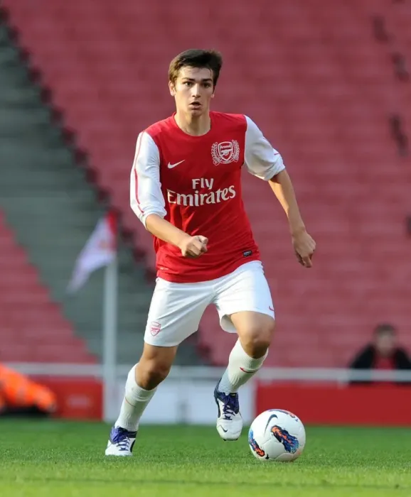 Framed Print : Jon Toral (Arsenal). Arsenal U18 1: 0 Chelsea U18. Friendly Match. Emirates Stadium, 23  /  10  /  11