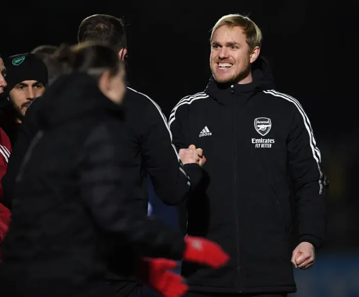 Framed Print : Jonas Eidevall: Arsenal Women's Boss Reacts After FA WSL Match Against Brighton Hove Albion Framed Print : Jonas Eidevall: Arsenal Women's Boss Reacts After FA WSL Match Against Brighton Hove Albion