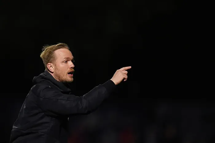 Framed Print : Jonas Eidevall Directs Arsenal Women Against Leicester City in FA WSL Showdown Framed Print : Jonas Eidevall Directs Arsenal Women Against Leicester City in FA WSL Showdown