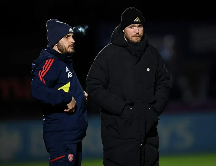 Framed Print : Jonas Eidevall Guides Arsenal Women in FA Cup Clash Against Aston Villa Framed Print : Jonas Eidevall Guides Arsenal Women in FA Cup Clash Against Aston Villa