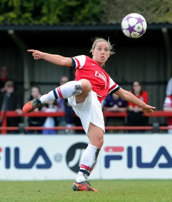 Framed Print : Jordan Nobbs in Action: Arsenal Ladies Reach UEFA Women's Champions League Semi-Finals (2013) Framed Print : Jordan Nobbs in Action: Arsenal Ladies Reach UEFA Women's Champions League Semi-Finals (2013)