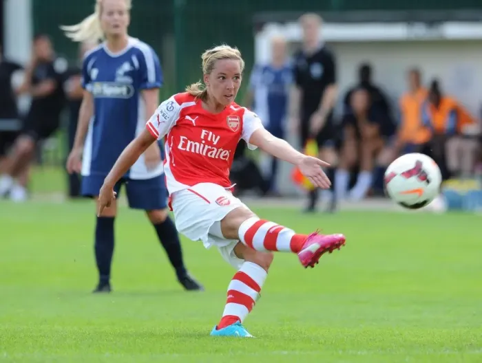 Framed Print : Jordan Nobbs in Action: Arsenal Ladies vs. Millwall Lionesses, WSL Continental Cup