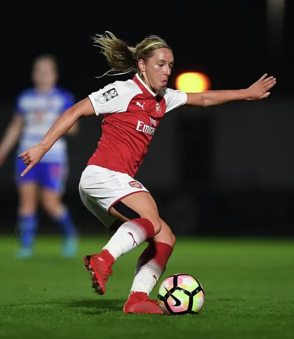 Framed Print : Jordan Nobbs in Action: Arsenal Women vs. Reading Ladies, WSL (Women's Super League)