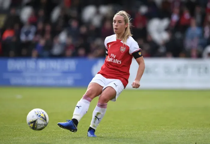 Framed Print : Jordan Nobbs in Action: Arsenal Women vs. Birmingham Ladies, WSL
