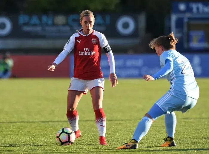 Framed Print : Jordan Nobbs in Action: Arsenal Women vs Sunderland, WSL 2017-18