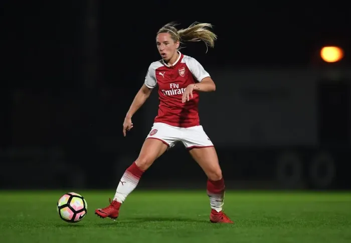 Framed Print : Jordan Nobbs in Action: Arsenal Women's Super League Triumph over Reading Ladies Framed Print : Jordan Nobbs in Action: Arsenal Women's Super League Triumph over Reading Ladies