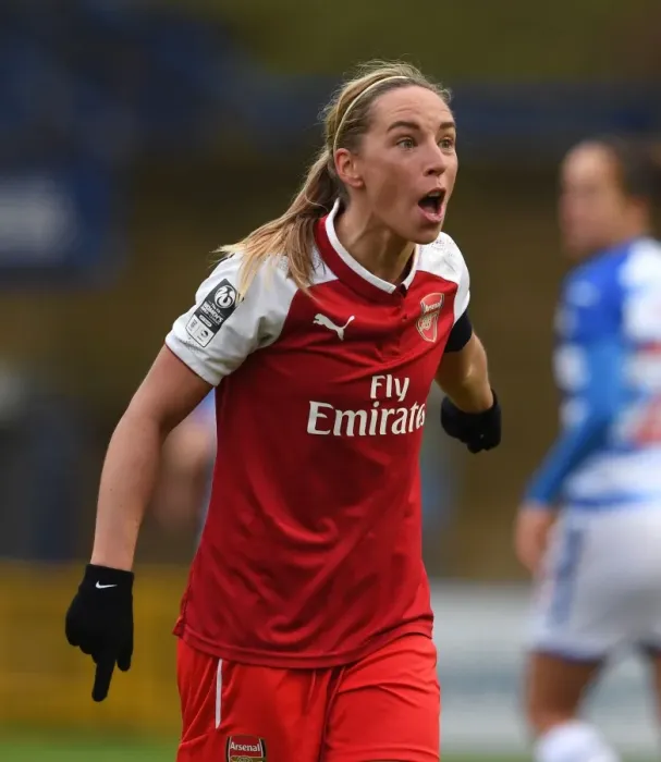 Framed Print : Jordan Nobbs in Action: Arsenal Women's Triumph over Reading FC (2018), WSL