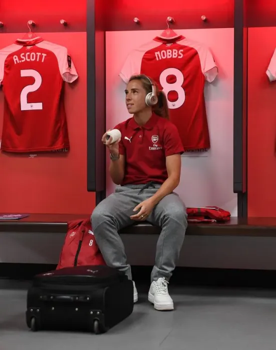 Framed Print : Jordan Nobbs of Arsenal: Focused and Ready for FA Cup Final Showdown Against Chelsea Ladies