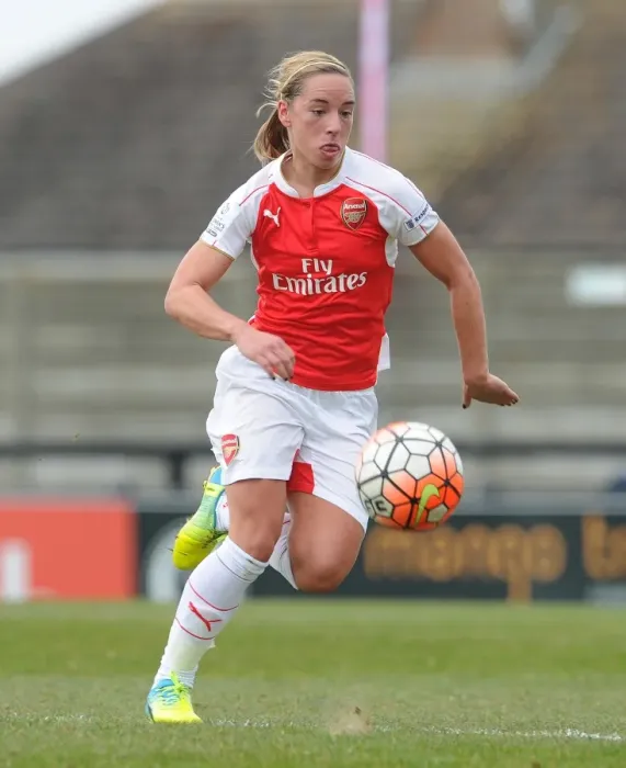 Framed Print : Jordan Nobbs (Arsenal Ladies). Arsenal Ladies 2: 2 Notts County Ladies