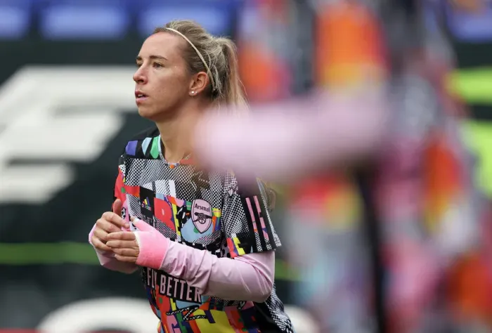 Framed Print : Jordan Nobbs Gears Up for Arsenal's FA WSL Showdown Against Liverpool