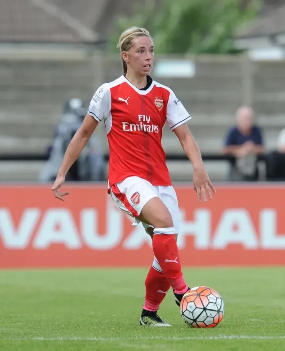 Framed Print : Jordan Nobbs Scores in Arsenal's 2:0 WSL Division One Victory over Notts County (10 / 7 / 16)