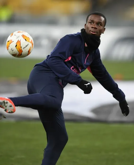 Framed Print : Jordi Osei-Tutu: Arsenal's Young Star Shines in UEFA Europa League Match Against Vorskla Poltava