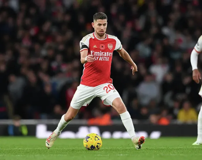 Framed Print : Jorginho in Action: Arsenal vs Burnley, Premier League 2023-24