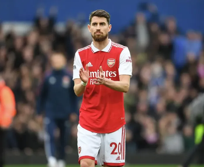 Framed Print : Jorginho Pays Tribute: Everton vs. Arsenal, Premier League 2022-23 Framed Print : Jorginho Pays Tribute: Everton vs. Arsenal, Premier League 2022-23