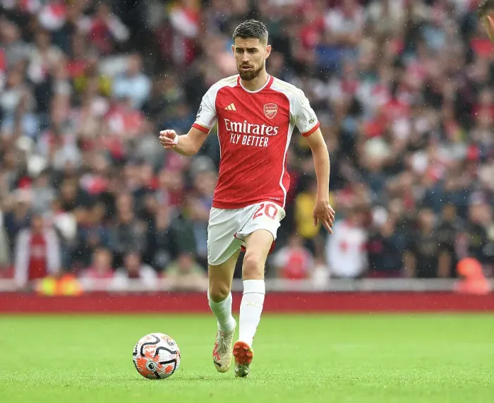 Framed Print : Jorginho Shines: Arsenal Kicks Off Premier League Season with Victory over Fulham
