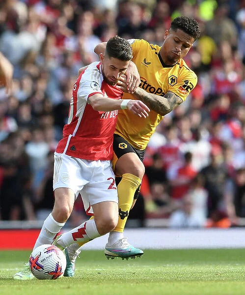 Jorginho's Battle: Arsenal vs. Wolverhampton Wanderers at Emirates Stadium (Premier League 2022-23)