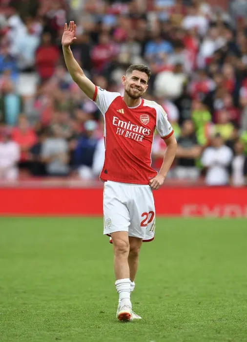 Framed Print : Jorginho's Triumph: Arsenal's Victory Against Nottingham Forest in the 2023-24 Premier League