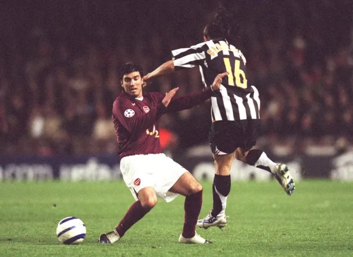 Framed Print : Jose Reyes Scores for Arsenal Against Juventus in Champions League Quarter-Final at Highbury, 2006