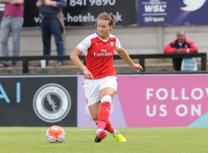 Framed Print : Josephine Henning (Arsenal Ladies). Arsenal Ladies 2: 0 Notts County. WSL Divison One Framed Print : Josephine Henning (Arsenal Ladies). Arsenal Ladies 2: 0 Notts County. WSL Divison One