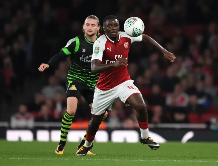 Framed Print : Josh Dasilva in Action: Arsenal vs Doncaster Rovers, Carabao Cup 2017-18 Framed Print : Josh Dasilva in Action: Arsenal vs Doncaster Rovers, Carabao Cup 2017-18