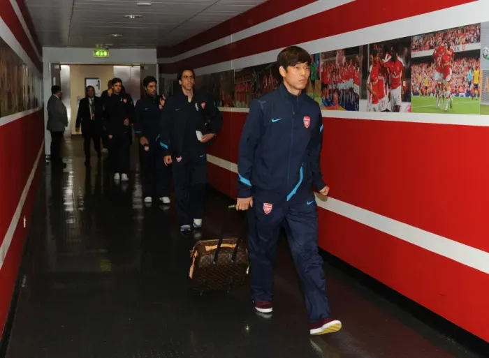 Framed Print : Ju Young Park: Arsenal FC's Focus Before Clash Against Olympique de Marseille (UEFA Champions League, 2011) Framed Print : Ju Young Park: Arsenal FC's Focus Before Clash Against Olympique de Marseille (UEFA Champions League, 2011)
