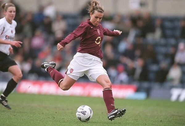 Julie Fleeting Scores First Goal: Arsenal Ladies Win FA Womens Premier League Cup vs Charlton Athletic, 2006