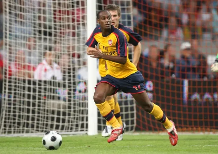 Framed Print : Justin Hoyte (Arsenal) Framed Print : Justin Hoyte (Arsenal)