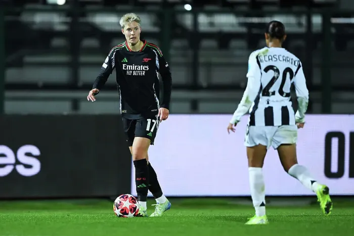 Framed Print : Juventus FC v Arsenal FC - UEFA Women's Champions League 2024 / 25 Group Stage MD3