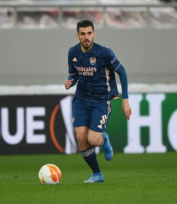 Framed Print : Empty Karaiskakis Stadium: Dani Ceballos Leads Arsenal in UEFA Europa League Clash vs Olympiacos (March 11, 2021)