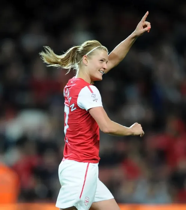 Framed Print : Katie Chapman celebrates scoring Arsenals 2nd goal. Arsenal Ladies 3: 1 Chelsea Ladies Framed Print : Katie Chapman celebrates scoring Arsenals 2nd goal. Arsenal Ladies 3: 1 Chelsea Ladies