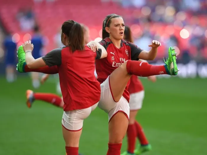 Framed Print : Katie McCabe: Arsenal Star Readies for FA Cup Final Clash Against Chelsea Ladies Framed Print : Katie McCabe: Arsenal Star Readies for FA Cup Final Clash Against Chelsea Ladies
