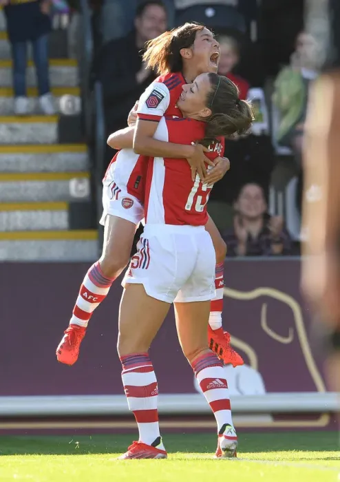 Framed Print : Katie McCabe Scores First Goal for Arsenal in FA WSL Match Against Everton Framed Print : Katie McCabe Scores First Goal for Arsenal in FA WSL Match Against Everton
