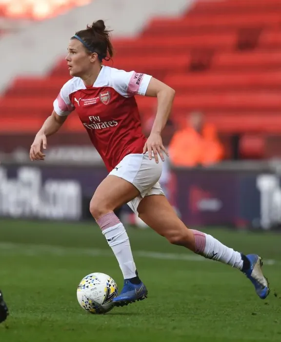 Framed Print : Katrine Veje (Arsenal). Arsenal Women 0:0 Manchester City Women