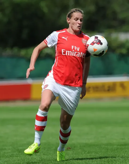 Framed Print : Kelly Smith in Action: Arsenal Ladies vs. Millwall Lionesses - WSL Continental Cup