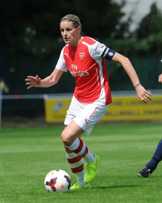 Framed Print : Kelly Smith in Action: Arsenal Ladies vs. Millwall Lionesses - WSL Cup