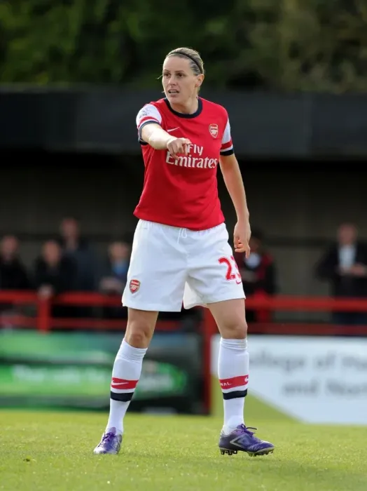 Framed Print : Kelly Smith in Action: Arsenal Ladies vs. Barcelona, UEFA Women's Champions League 2012-13 Framed Print : Kelly Smith in Action: Arsenal Ladies vs. Barcelona, UEFA Women's Champions League 2012-13