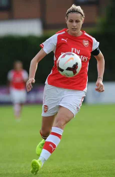 Framed Print : Kelly Smith in Action: Arsenal vs. Chelsea Ladies (2014) - WSL Match