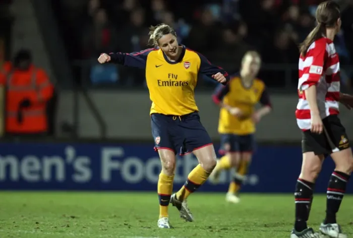 Framed Print : Kelly Smith's Hat-Trick: Arsenal Ladies Crush Doncaster Rovers Belles 5-0 in FA Premier League Cup Final Framed Print : Kelly Smith's Hat-Trick: Arsenal Ladies Crush Doncaster Rovers Belles 5-0 in FA Premier League Cup Final