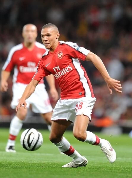 Kieran Gibbs in Action: Arsenal's 2-0 Victory over West Bromwich Albion in Carling Cup