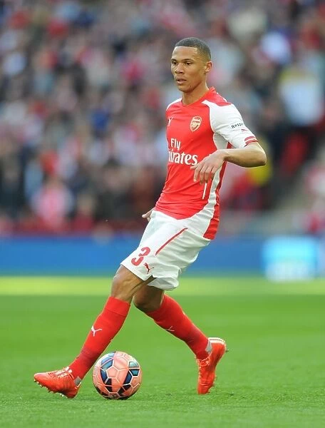 Kieran Gibbs in Action: Arsenal's FA Cup Semi-Final Victory over Reading (2015)