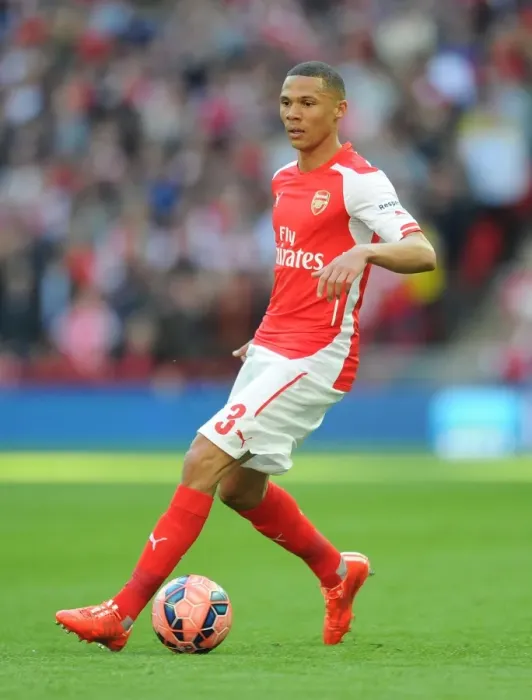 Framed Print : Kieran Gibbs in Action: Arsenal's FA Cup Semi-Final Victory over Reading (2015) Framed Print : Kieran Gibbs in Action: Arsenal's FA Cup Semi-Final Victory over Reading (2015)