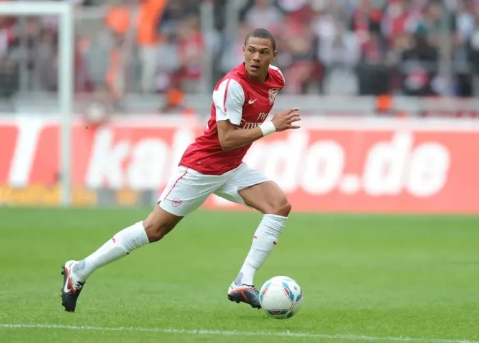 Framed Print : Kieran Gibbs in Action: Arsenal's Pre-Season Friendly vs. Cologne Framed Print : Kieran Gibbs in Action: Arsenal's Pre-Season Friendly vs. Cologne